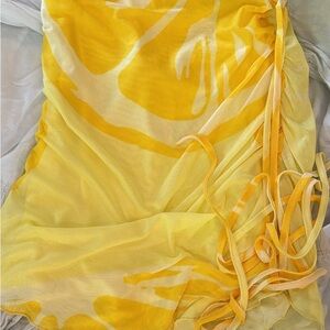 Lemon Drop Stretch Skirt